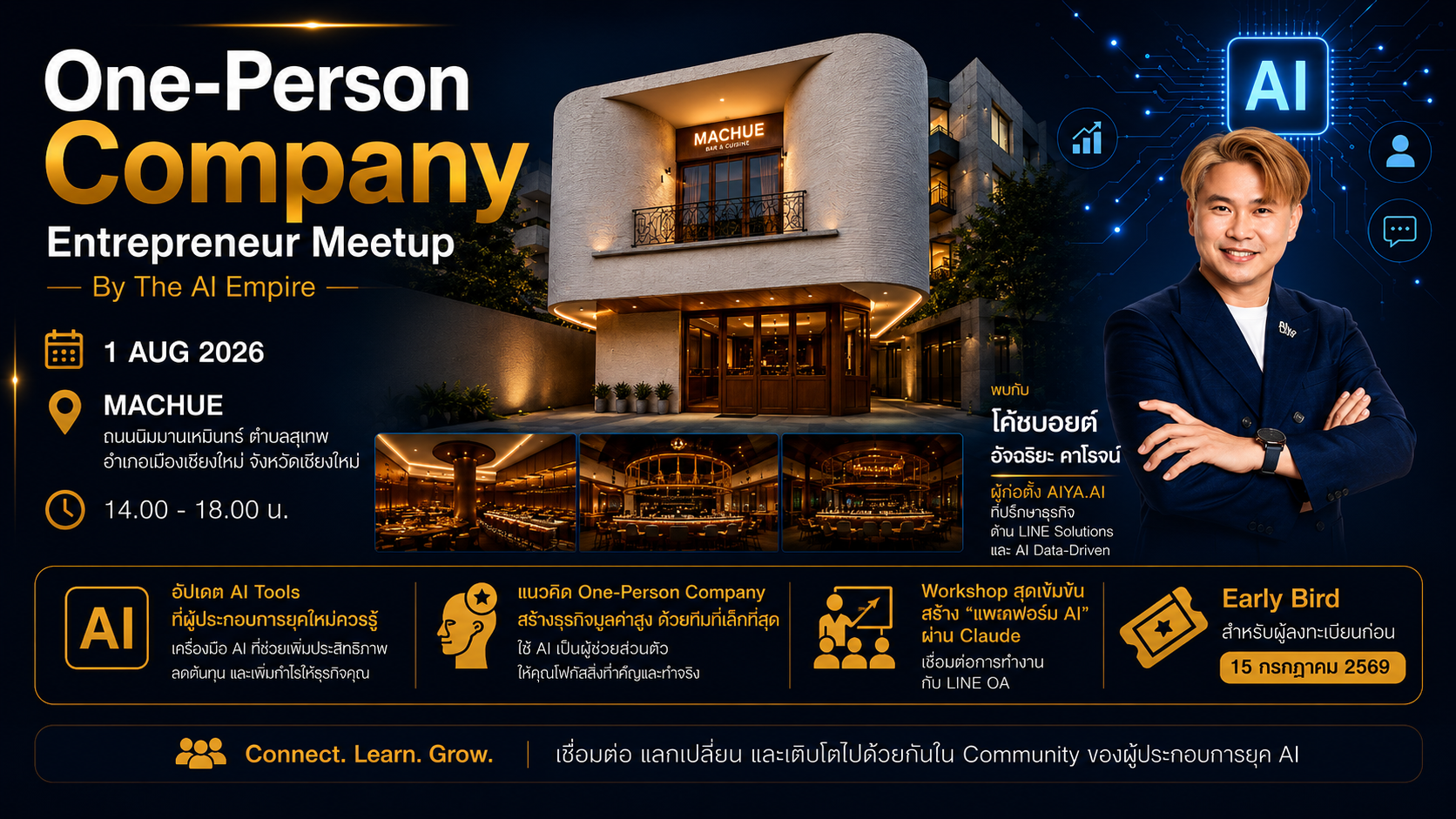 One-Person Company Entrepreneur Meetup By The AI Empire @CNX