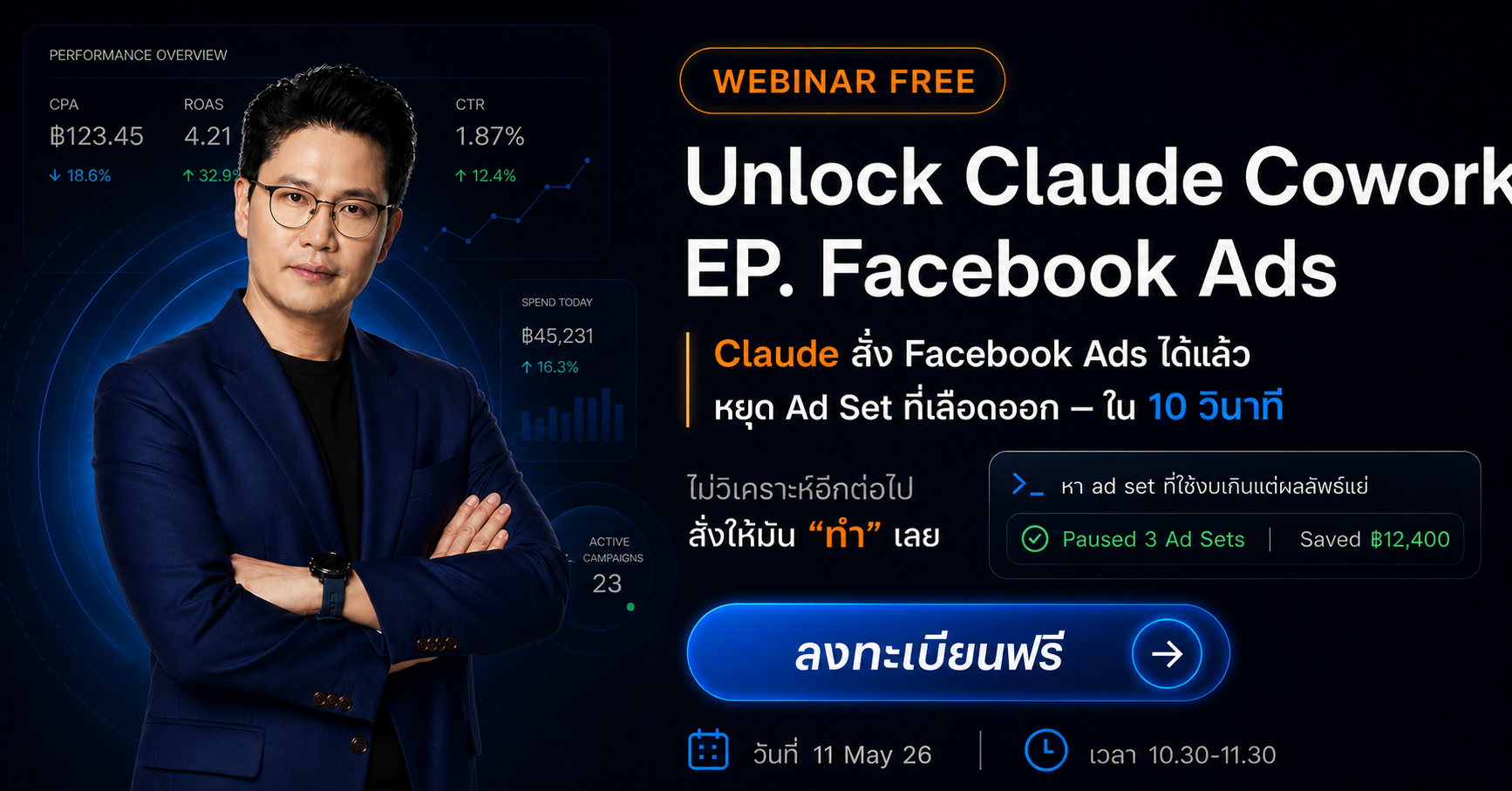 Unlock Claude Cowork EP. Facebook Ads